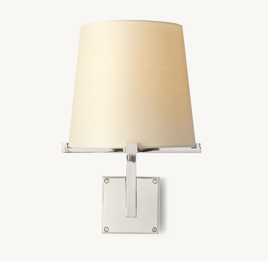 PAUILLAC FABRIC SHADE GRAND SCONCE