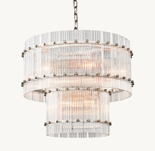 SAN MARCO TWO-TIER ROUND CHANDELIER 22"