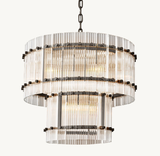 SAN MARCO TWO-TIER ROUND CHANDELIER 22"