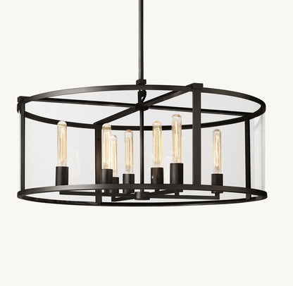 BECKMAN ROUND CHANDELIER 33"