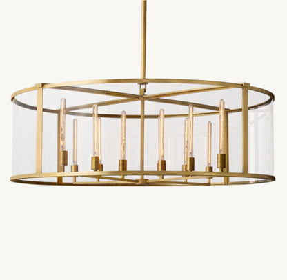 BECKMAN ROUND CHANDELIER 55"