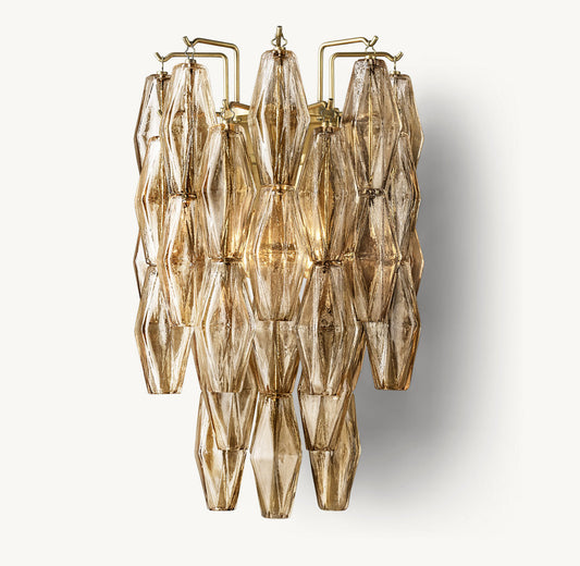 CHIARA SMOKE GLASS SCONCE