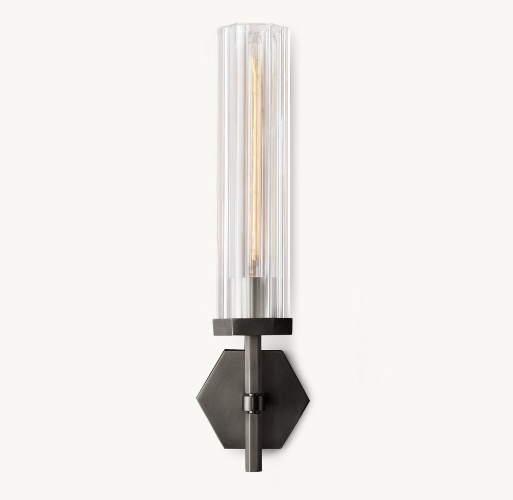 LAMBETH HEXAGONAL GRAND SCONCE