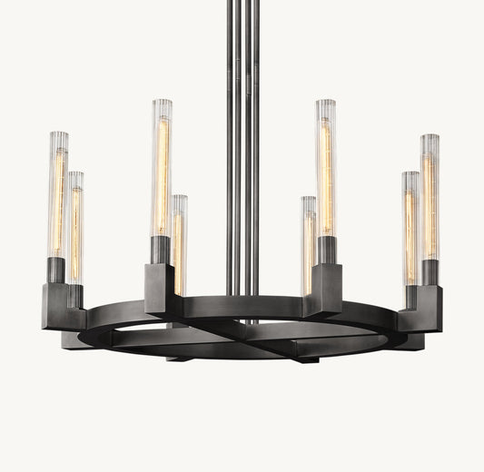 CANNELE ROUND CHANDELIER 36"