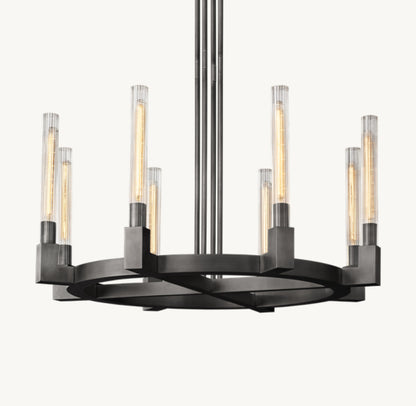 CANNELE ROUND CHANDELIER 36"