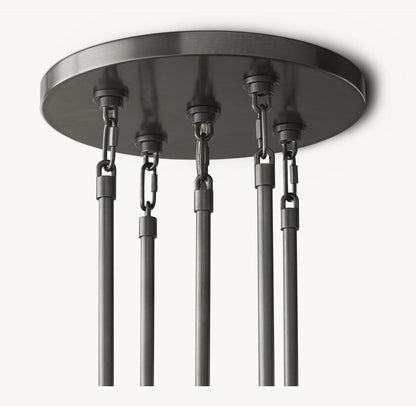 MARIGNAN TIERED ROUND CHANDELIER 60"