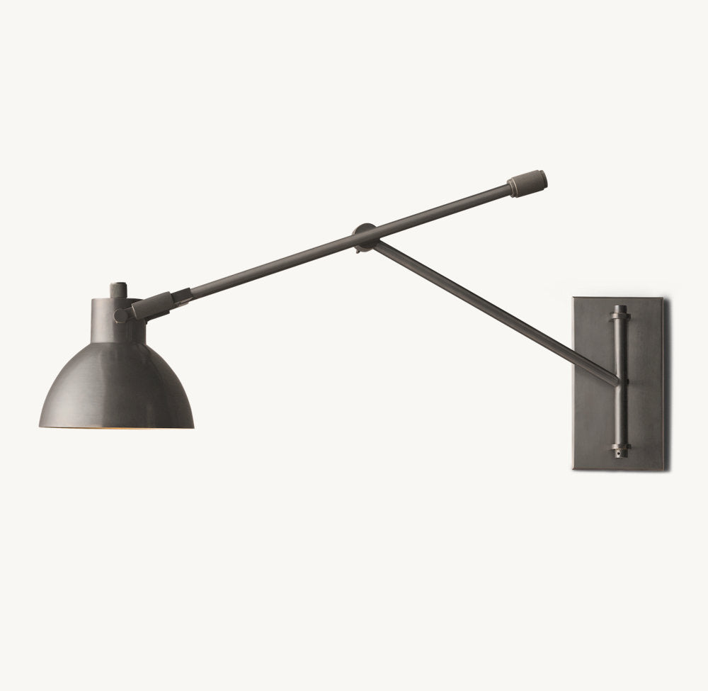 MACHINIST SWING-ARM TASK SCONCE