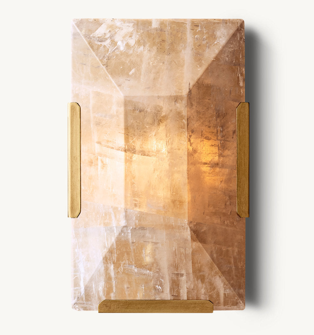 HARLOW CALCITE SCONCE