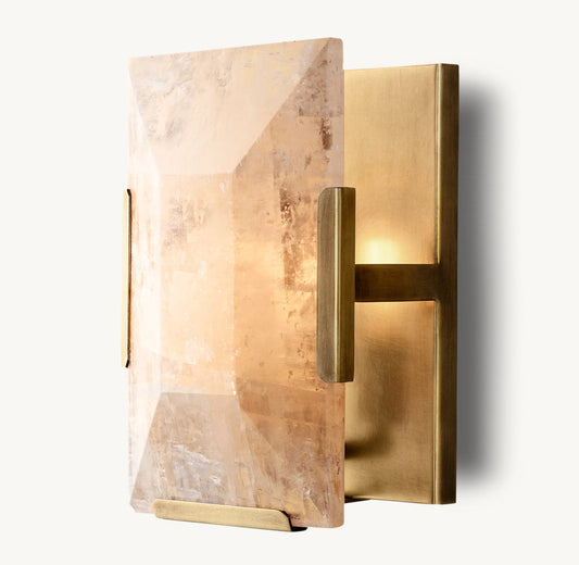 HARLOW CALCITE SCONCE
