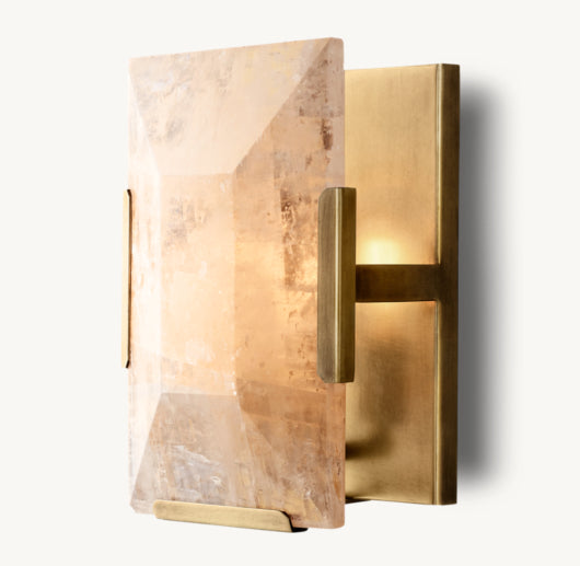HARLOW CALCITE SCONCE