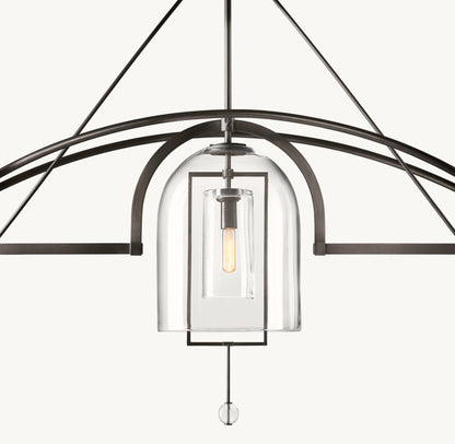 FULCRUM GRAND LINEAR CHANDELIER 73"