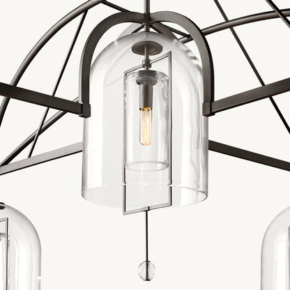 FULCRUM ROUND GRAND CHANDELIER 73"
