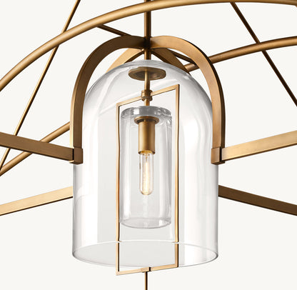 FULCRUM ROUND GRAND CHANDELIER 61"
