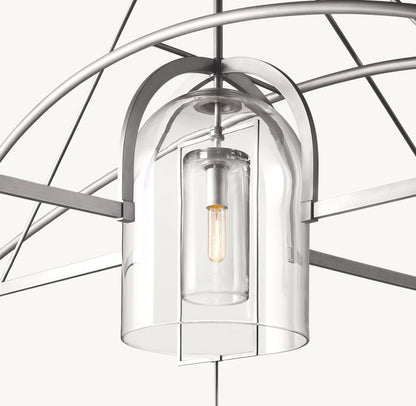 FULCRUM ROUND GRAND CHANDELIER 73"