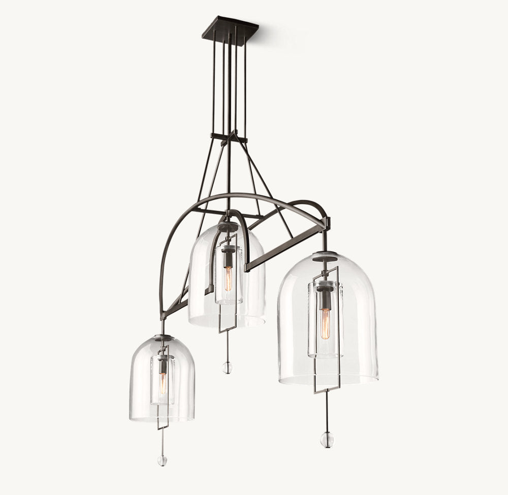 FULCRUM GRAND LINEAR CHANDELIER 85"