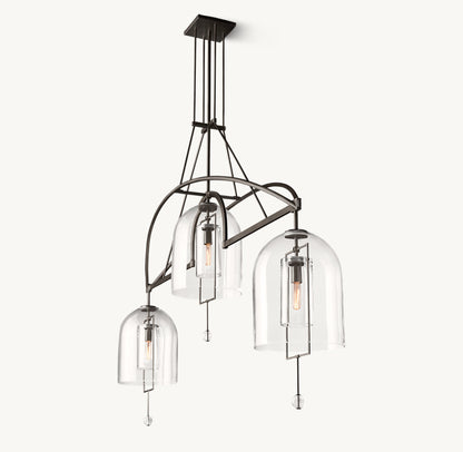 FULCRUM GRAND LINEAR CHANDELIER 85"