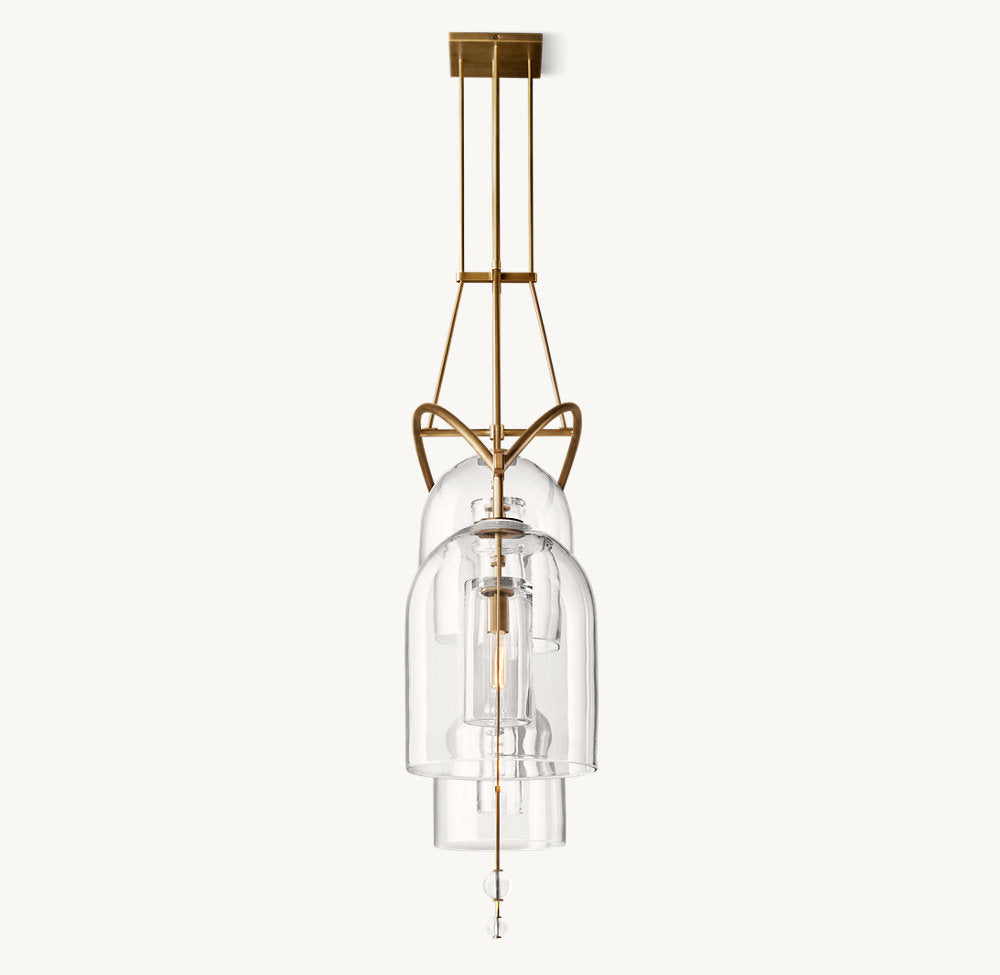 FULCRUM GRAND LINEAR CHANDELIER 85"
