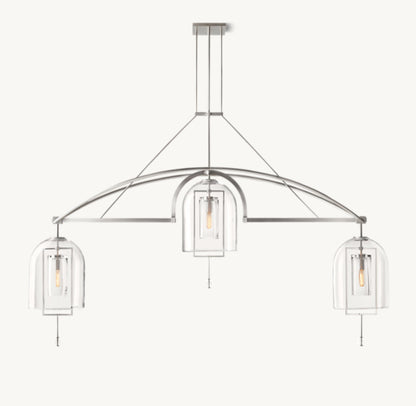 FULCRUM GRAND LINEAR CHANDELIER 85"