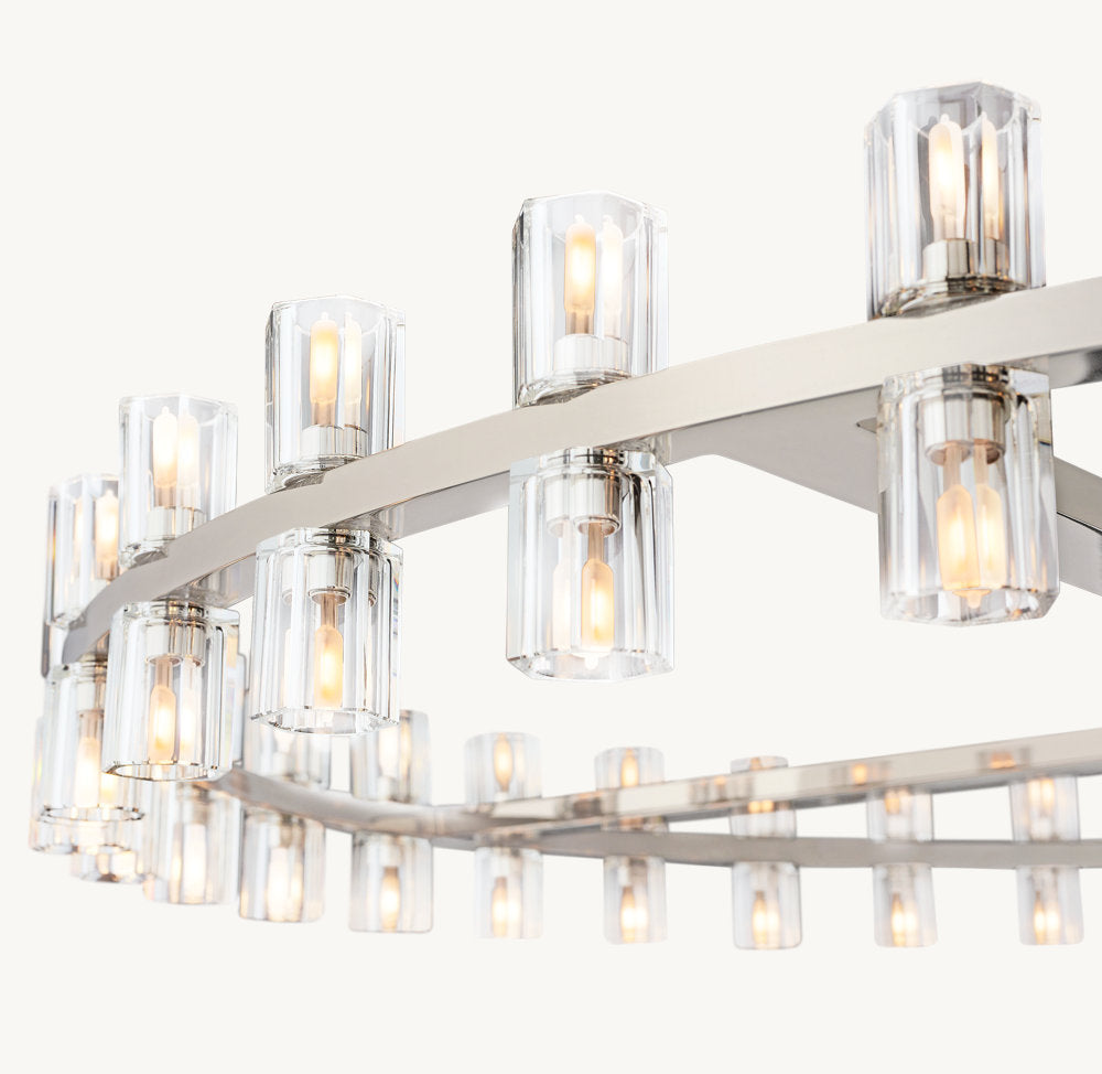 ARCACHON LED ROUND CHANDELIER 60"