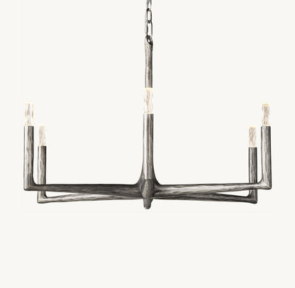 THADDEUS ROUND CHANDELIER 36"
