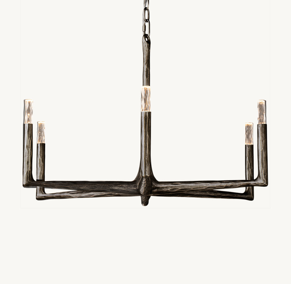 THADDEUS ROUND CHANDELIER 36"