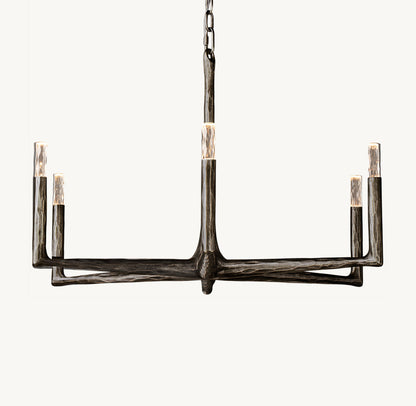 THADDEUS ROUND CHANDELIER 36"