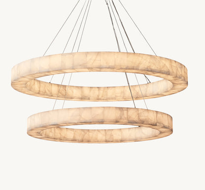 RIVAGE TWO-TIER ROUND CHANDELIER 60"