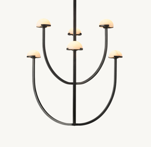 PEDRA ROUND CHANDELIER 32"