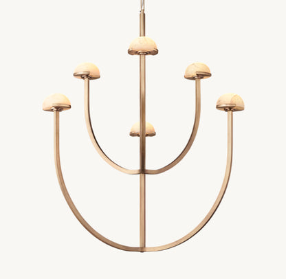 PEDRA ROUND CHANDELIER 32"