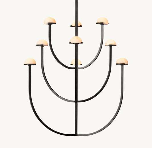 PEDRA ROUND CHANDELIER 40"