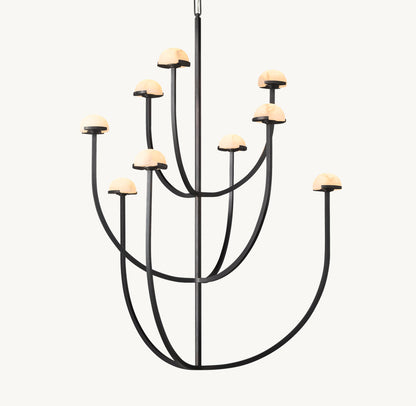 PEDRA ROUND CHANDELIER 40"