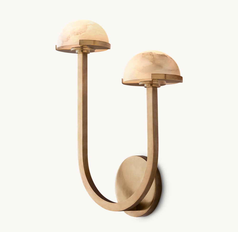 PEDRA DOUBLE SCONCE - RIGHT