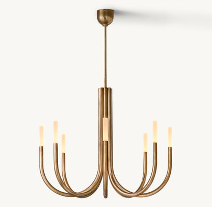 ROUSSEAU ROUND CHANDELIER 38"