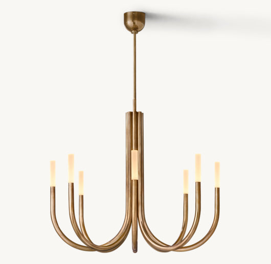 ROUSSEAU ROUND CHANDELIER 38"