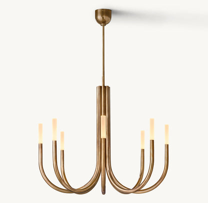 ROUSSEAU ROUND CHANDELIER 38"