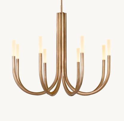 ROUSSEAU ROUND CHANDELIER 38"
