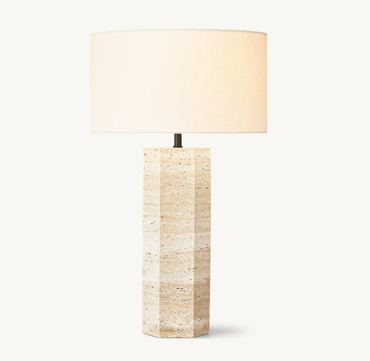 Sarezzo Hexagonal Table Lamp