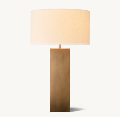 SAREZZO METAL SQUARE TABLE LAMP