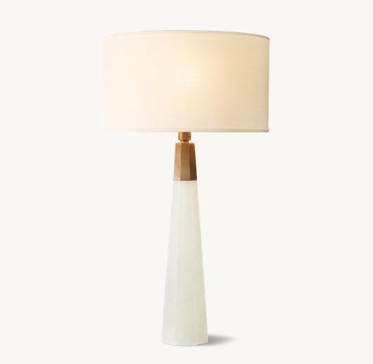 HARLAN ALABASTER TABLE LAMP