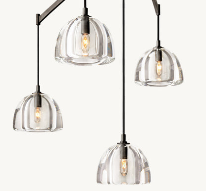 HEMISPHERE LINEAR CHANDELIER 72"