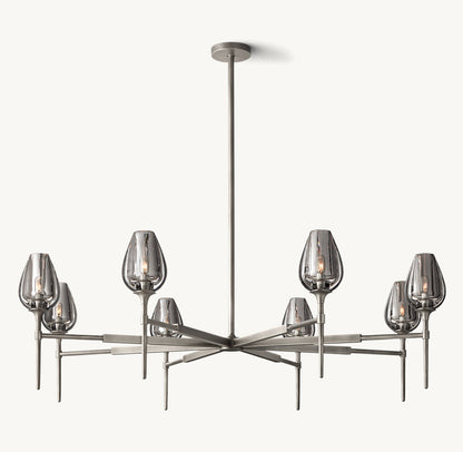 TULIP ROUND CHANDELIER 54"