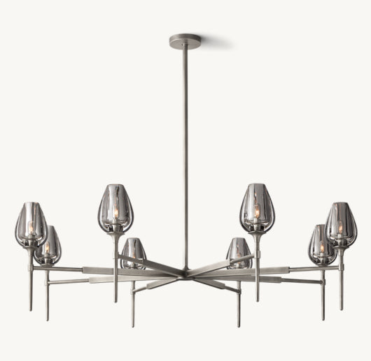 TULIP ROUND CHANDELIER 54"