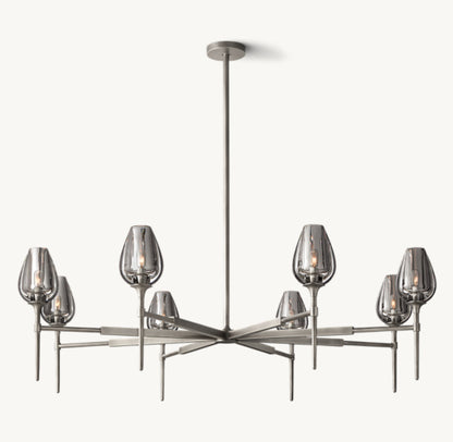 TULIP ROUND CHANDELIER 54"