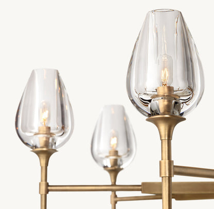 TULIP ROUND CHANDELIER 54"