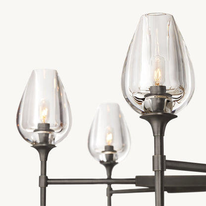 TULIP ROUND CHANDELIER 54"