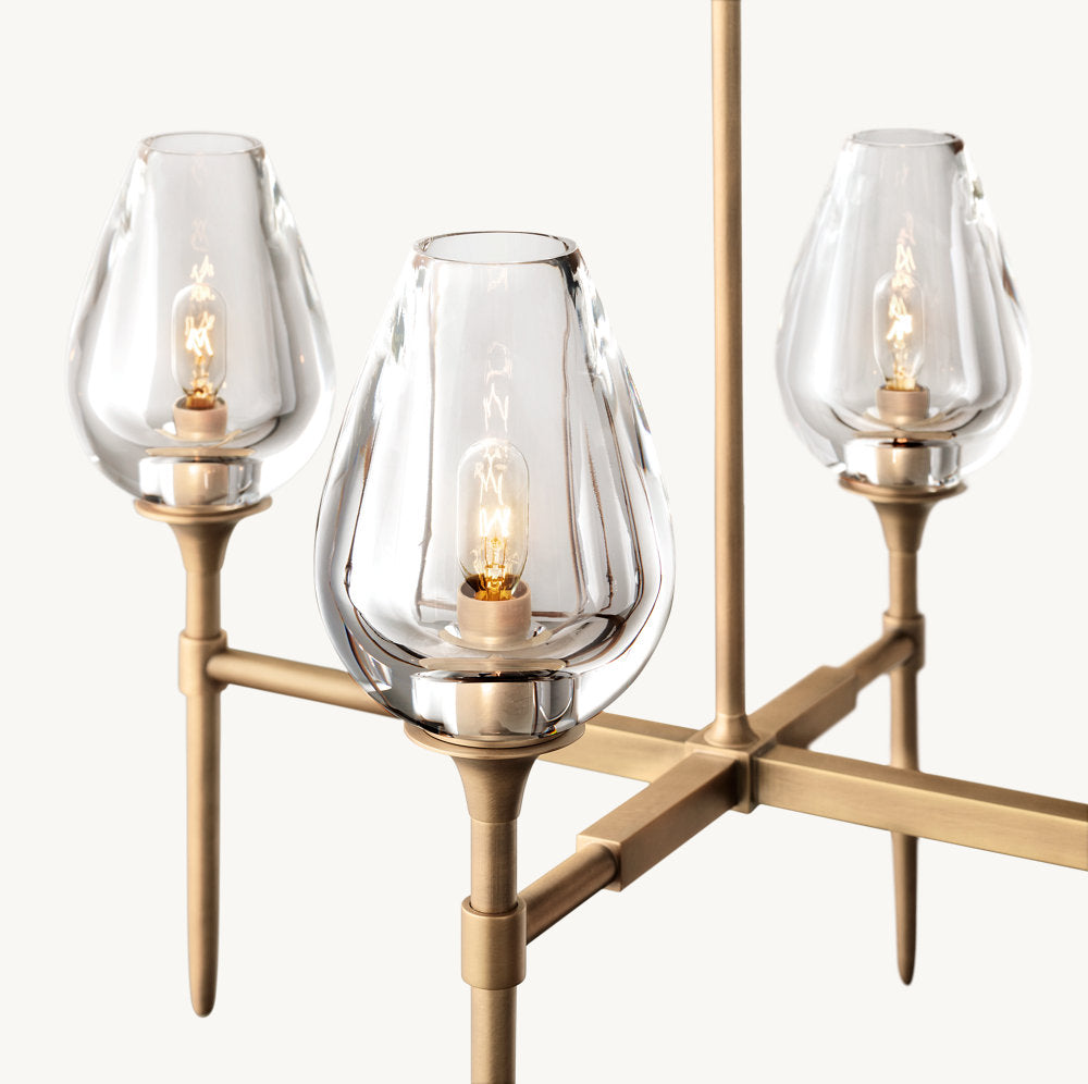 TULIP LINEAR CHANDELIER 52"