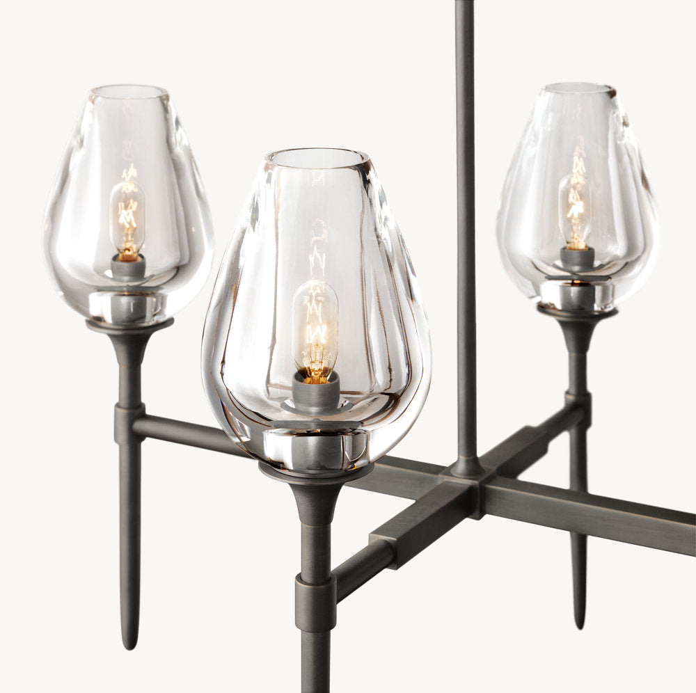TULIP LINEAR CHANDELIER 52"