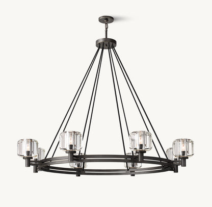 DEMARET ROUND CHANDELIER 48"