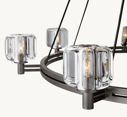 DEMARET ROUND CHANDELIER 60"