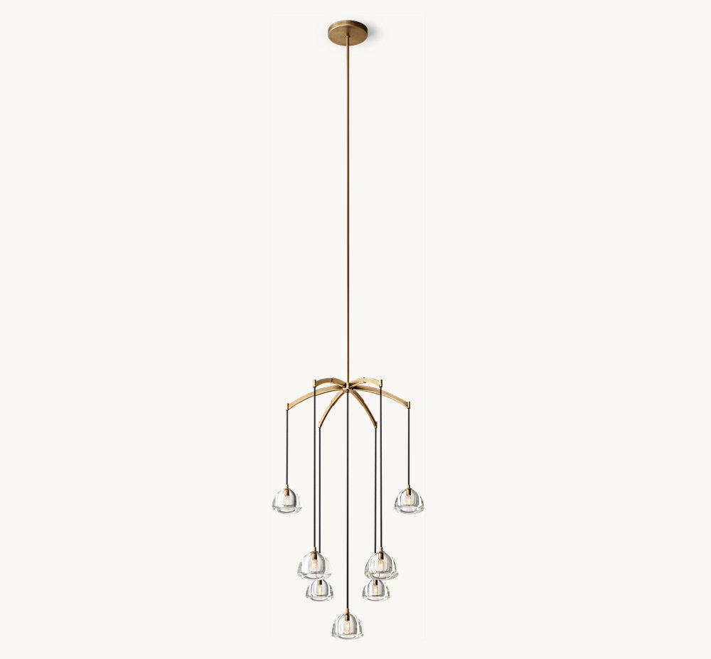HEMISPHERE ROUND CHANDELIER 36"